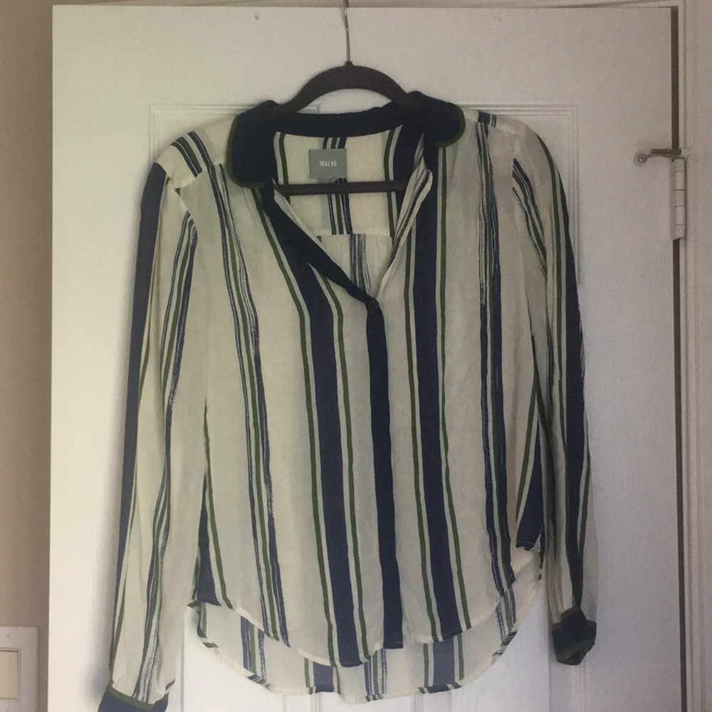 Anthropologie Maeve Button down